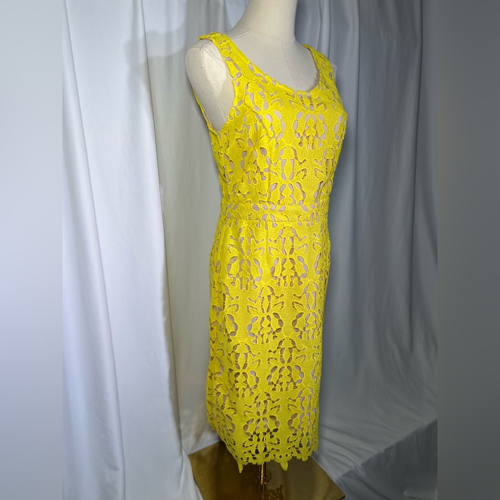Banana Republic Yellow Lace Dress | 2 NWT - Picture 3 of 7